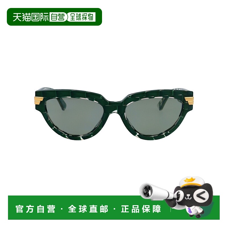 1h可退 BOTTEGA VENETA 女士眼镜 BV1035S008 CO 花色 徽标太阳镜