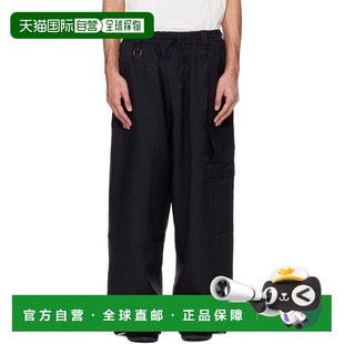 1h可退 潮奢 Y-3 男士 黑色 Sport Uniform Straight 工装裤 KE38