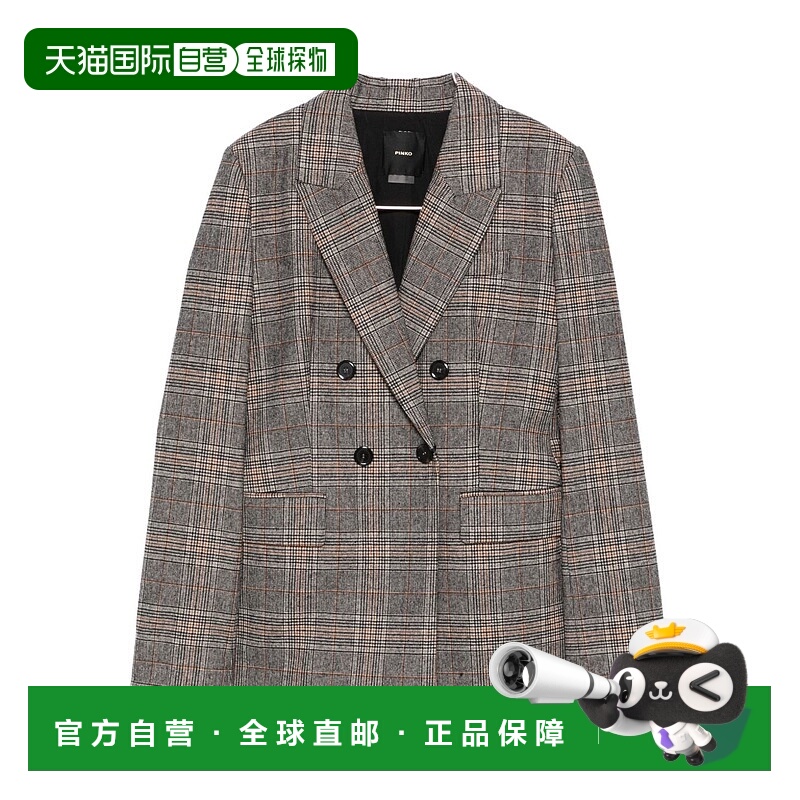 1h可退 PINKO 女士外套 106072A36LGINEVRAPIP AW2025 灰色