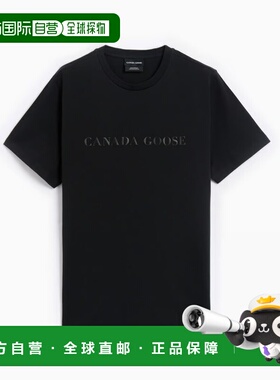 CANADA GOOSE 男士T恤 1420M61 AW2024 黑色 T-SHIRT