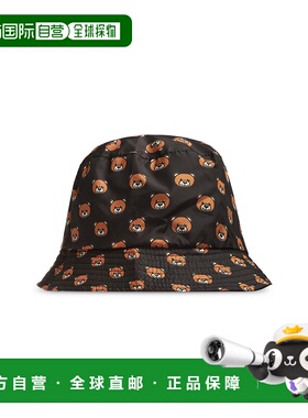 1h可退 MOSCHINO 女士帽子 65134M2129016 SS2025 黑色 MOSCHINO