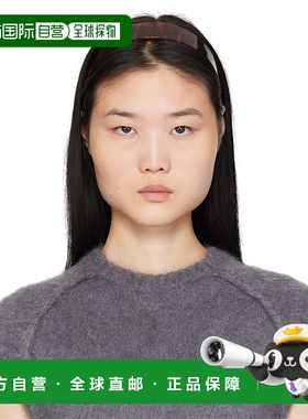 1h可退 潮奢 Sophie Buhai 女士 棕色 Thin Bessette 发箍 FW20H0