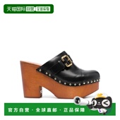 Jeannette CHLOÉ Clog AW2024 黑色 女士高跟鞋 CHC24A02TLT001