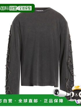 1h可退 潮奢 Acne Studios 艾克妮 男士 T恤 grey灰色 舒适时尚