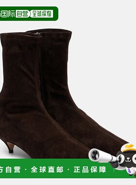 1h可退 潮奢 The Row 女士 Liisa 40 绒面革短靴