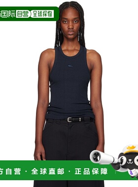 1h可退 潮奢 MAISON KITSUNE 女士 蓝色 Baby Fox Patch Ribbed