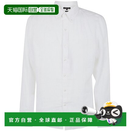 MICHAEL KORS 男士T恤 CS4400H4YT100 AW2025 白色长袖