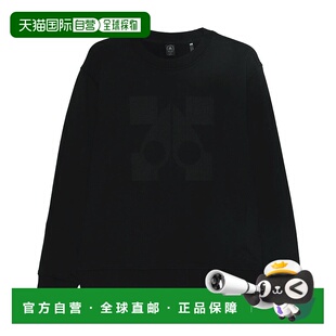 MOOSE KNUCKLES Logo 印花圆领卫衣衛衣M35MS660292男