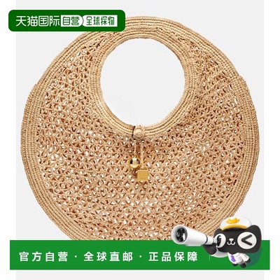 1h可退 潮奢 Jacquemus 女士 Spiaggia 拉菲草编织手提包