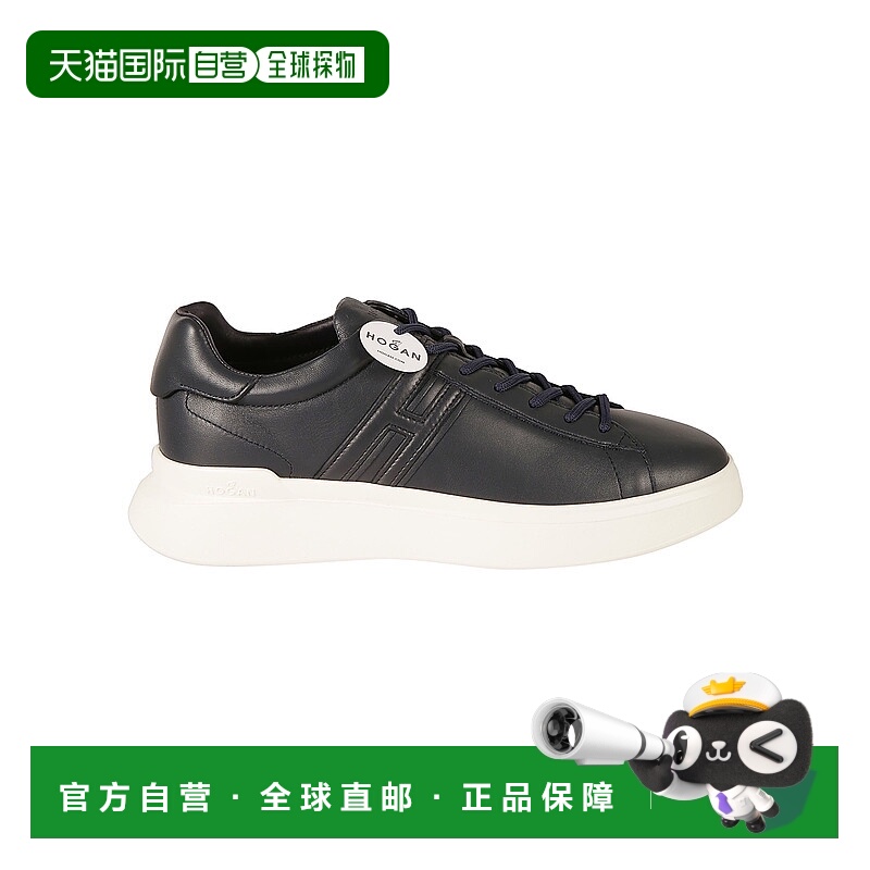 1h可退 HOGAN 男士运动鞋 HXM5800DV42LE9U805 SS2025 黑色