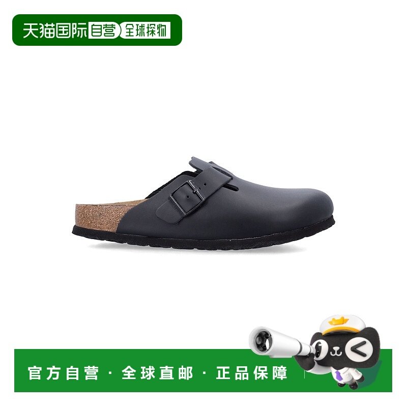 1h可退 潮奢 birkenstock 勃肯 女士 Boston 黑色皮质便鞋 060193,运动鞋new,运动休闲鞋,淘宝优惠券,粉丝福利购,淘宝优惠卷