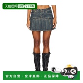 潮奢 Andersson Levi 李维斯 1h可退 女士 喇叭牛仔褶裥半身