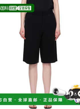 1h可退 潮奢 TOTÊME 女士 黑色短裤 253WRB0305YA0187