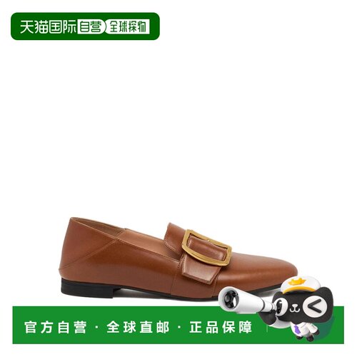 1h可退 BALLY 女士芭蕾乐福鞋 WF105KVT182U8N7 SS2026 棕色 Moca