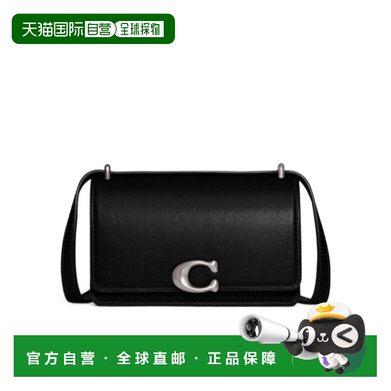 1h可退 奢淘 Coach 徽标翻盖单肩包 女 CD724LHBLK蔻驰斜挎包图片
