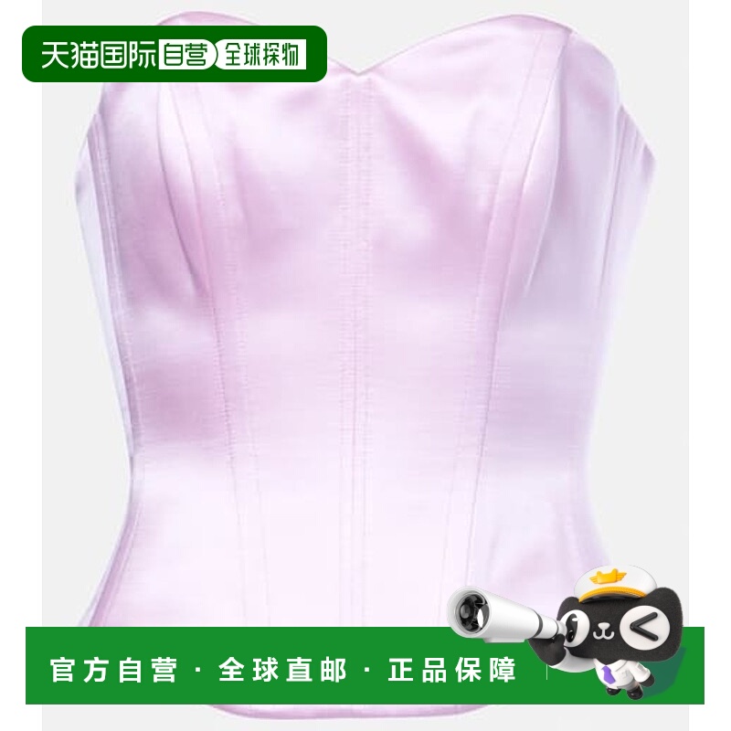 1h可退 潮奢 ALEX PERRY 女士 棉质真丝缎面紧身胸衣