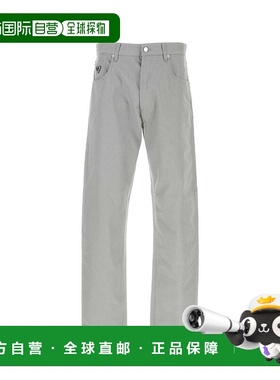 PRADA 男士牛仔裤 GEP374SVMO14PFF01AY SS2025 灰色直筒裤