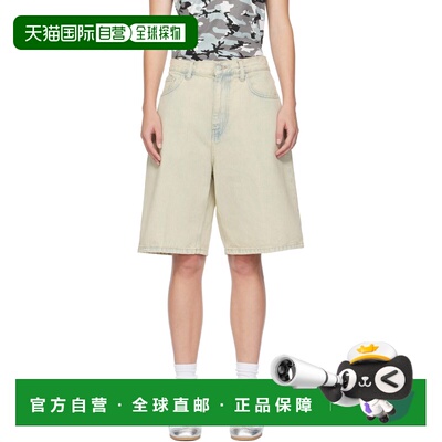 CARHARTT WIP 女士 米色 Brandon 牛仔短裤 I03191901SN