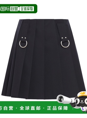 PRADA 女士半身裙 P185Y108NSOOOF0008 SS2025黑色百褶裙 A字裙
