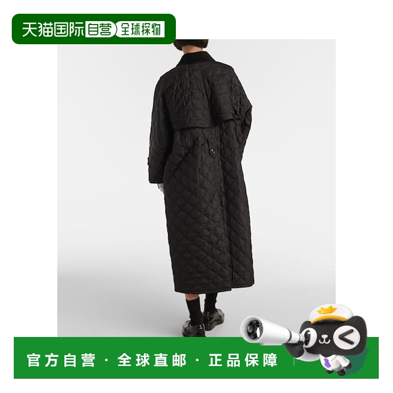 1h可退 潮奢 Prada 普拉达 女士 绗缝大衣 black黑色 舒适时尚