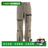 格紋拉鍊工裝褲 1h可退 8108349 巴宝莉 男士 潮奢 Burberry