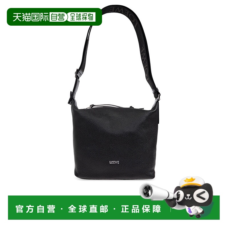 1h可退 LOEWE 男士单肩包 B906Q63X090BLACK AW2025 黑色 Shoulde