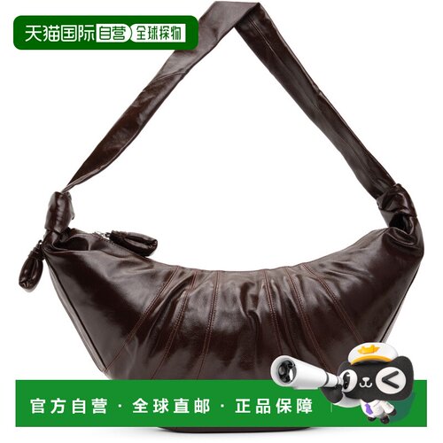Lemaire 男士 棕色大号 Croissant 单肩包 BG0000LF1329BR401CHOC