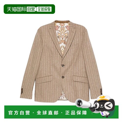 1h可退 ETRO 男士外套 MRCA000699TRB09S8460 AW2025 浅棕色羊绒