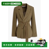 潮奢 双排扣真丝双绉西装 MaxMara 1h可退 麦斯玛拉 女士 外套 231