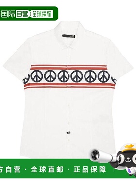 1h可退 MOSCHINO 女士衬衫 MC52510S1849A00 SS2022 白色 短袖衬