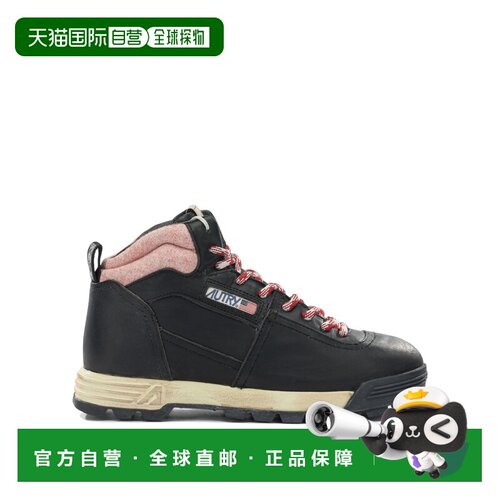 AUTRY 女士靴子 HBMWHF02BLACK SS2026 厚底鞋黑色女靴