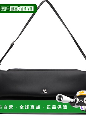 潮奢 Courreges 女士 黑色 Cuff Leather 单肩包 425GSA202CR0027