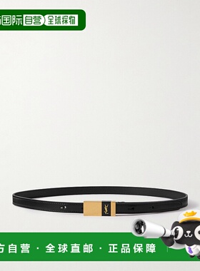 1h可退 潮奢 Saint Laurent 圣罗兰 女士 薄型锚扣皮带 789200AAD