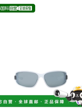 GUCCI 男士眼镜 840033J16919181 AW2025 灰色 几何太阳镜古驰