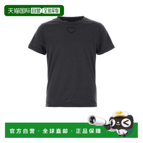 PRADA 男士T恤 UJN964SOOO17Z3F0112 SS2026 深灰色