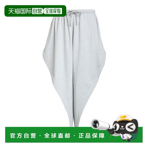ALAIA 女士休闲裤 AA9P1384J082D827 AW2026 白色系带卫裤 休闲裤
