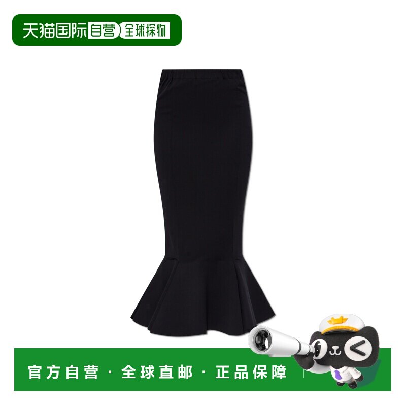 MARNI 女士半身裙 GOJE0752XYUTC44600N99 CO 黑色 鱼尾下摆针织