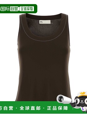 TORY BURCH 女士背心吊带 170770211 AW2025 深棕色 Brown viscos