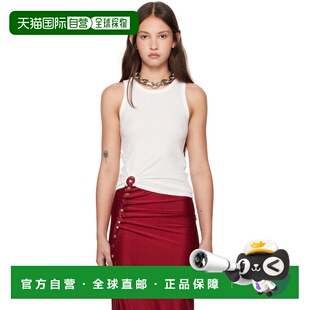 1h可退 潮奢 Rabanne 女士 白色 Signature Piercing 背心 24FJTE