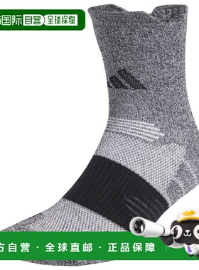 ADIDAS 男士袜子 2071492BLACKWHITEBLACK CO 灰色