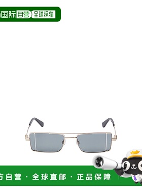 OFF-WHITE 男士眼镜 OERI14A7607 SS2025 灰色 矩形太阳镜