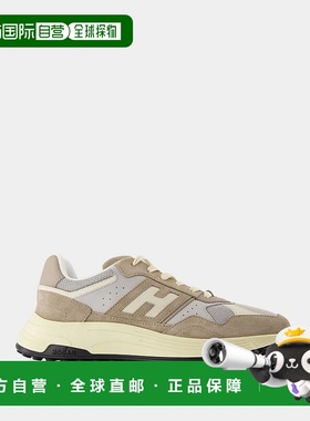 HOGAN 男士运动鞋 HXM5630FK70U4P SS2025 棕色