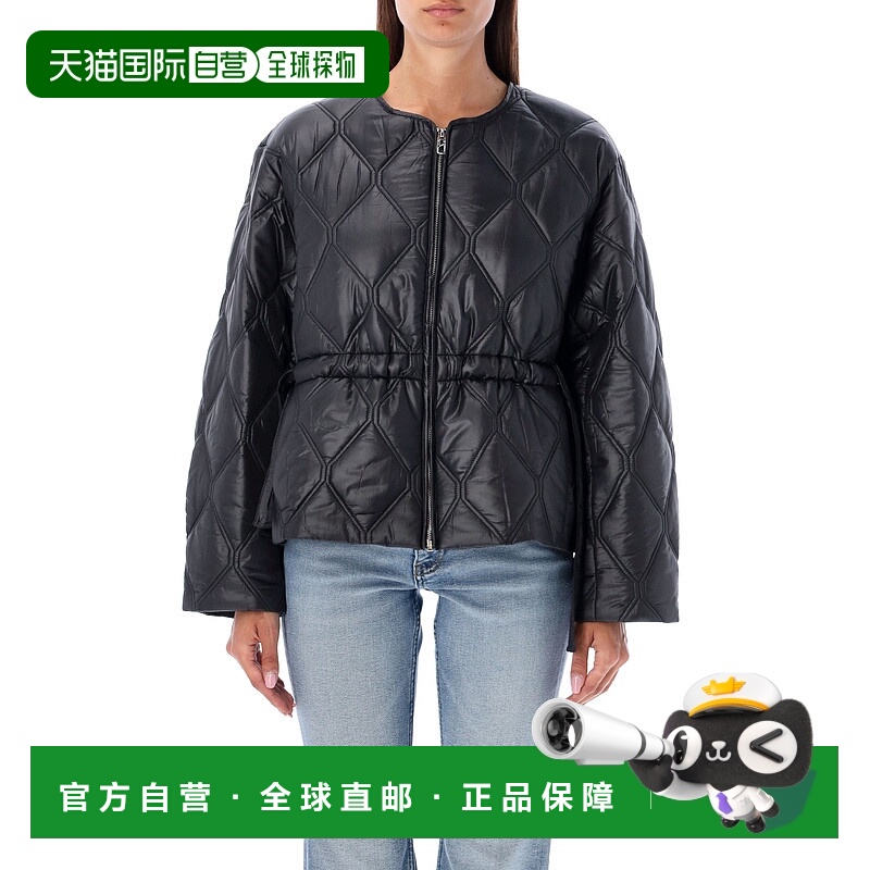 自营 GANNI 女士外套 F80636632099 AW2023 黑色 GANNI women's j