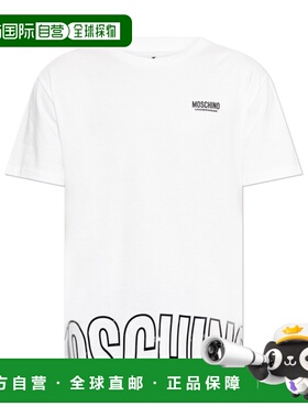 MOSCHINO 男士T恤 251V1A071243031001 SS2025 白色