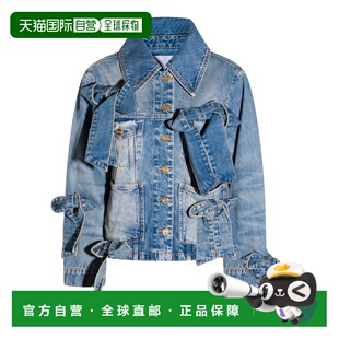 1h可退 潮奢 GANNI 甘尼 女士 蓝色棉质牛仔布夹克 A1010057567