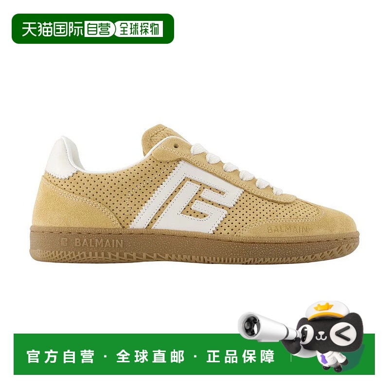 BALMAIN 女士运动鞋 GN1VI735LACS SS2026 浅棕色 Balmain Swan S