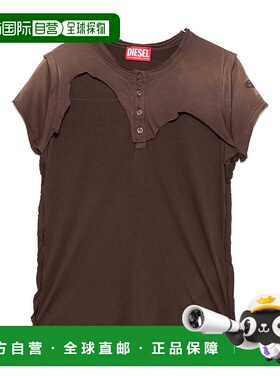 DIESEL 女士T恤 A183920AGBA7FGA AW2025棕色女装