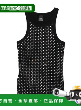 PINKO 女士背心吊带 105928A2XYZ99 AW2025 黑色 Tank Top With R