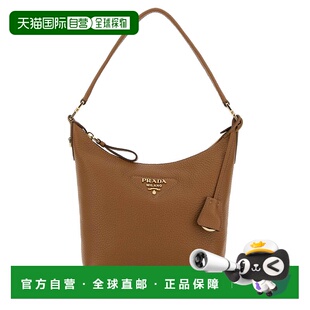 1h可退 潮奢 Prada 普拉达 女士 標誌字母拉鍊單肩包 1BC278VONO2