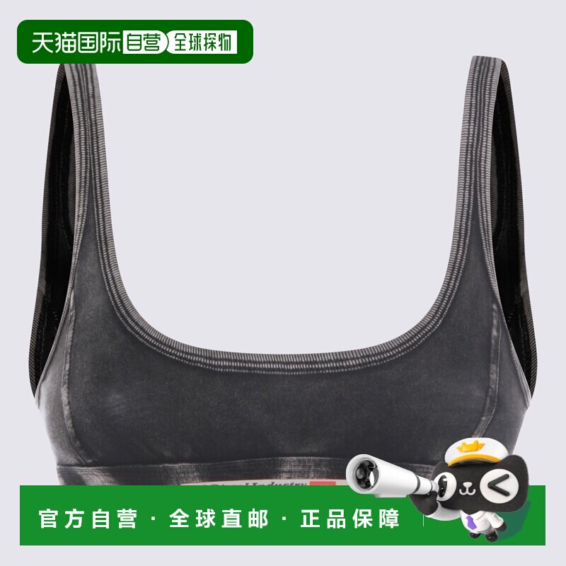 DIESEL 女士运动文胸 A195630SHAN900A CO 黑色 Bra Top吊带背心图片